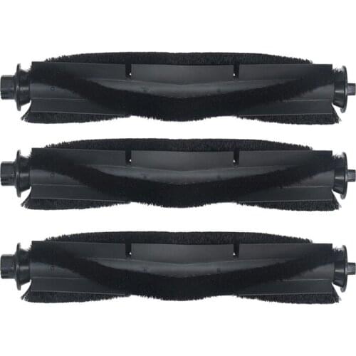 3Pcs Vacuum Cleaner Roller Brush for VIOMI S9 Robot Vacuum Cleaner Replaceable Accessories