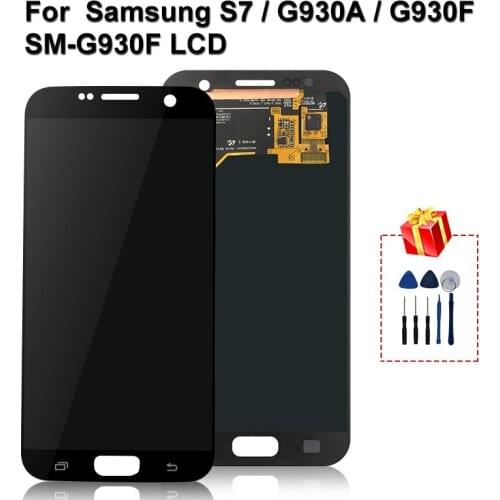 5.1" Original LCD For Samsung Galaxy S7 G930A G930F SM-G930F LCD Display Touch Screen Digitizer Replacement Parts