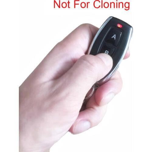 QIACHIP Wireless Remote Control Switch DC 12V 433Mhz 2 Button Learning Code RF Transmitter For Car Remote Gate Garage Door