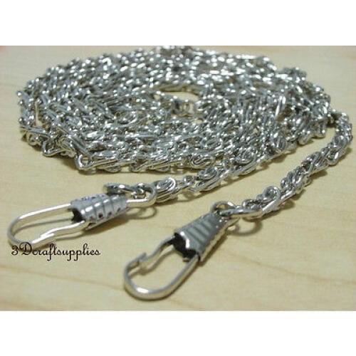 Bag chain purse chain for bag metal shoulder chain cross body strap chain nickel 120 cm K88