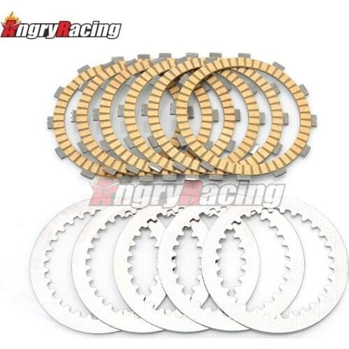 6+5 PCS Paper base Clutch Friction Discs Plates/ Steel For Yamaha XV400 Virago XVS400 Drag Star DS4/Classic DSC4 XV500 XV535 DX