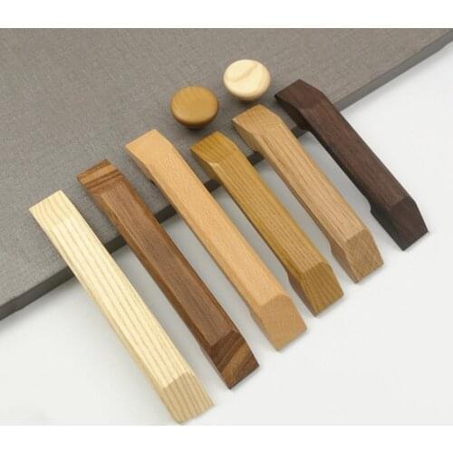 Retro Log Cupboard Door Handle Door Handles for Interior Doors Wardrobe Drawer Wood Knob Furniture Hardware Accessories