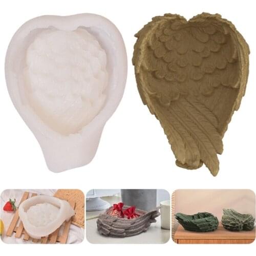 Resin Coaster Mold-Resin Casting Wing Feather Dish Mold-Silicone Agate Coaster Mold-Agate Slice Coaster-Home Decoration