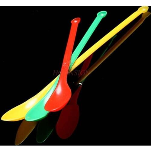 Instrument chemical experiment equipment 3pcs Color plastic medicine spoon double-head experimental consumables