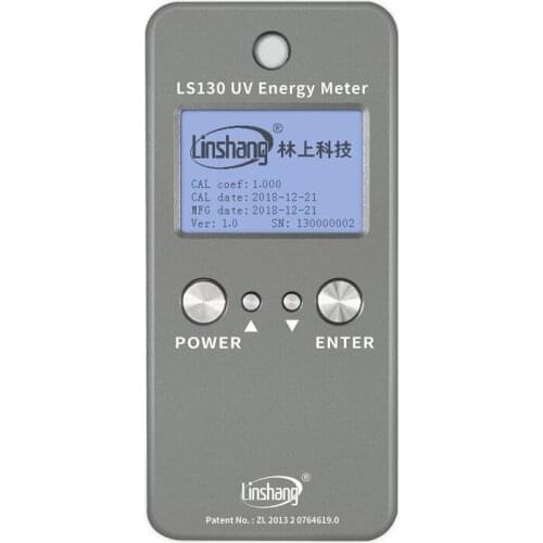 Linshang LS130 UV Light Meter Test UVA Radiation Intensity Irradiance Energy Dosage of High Pressure Mercury Lamp UV Integrator