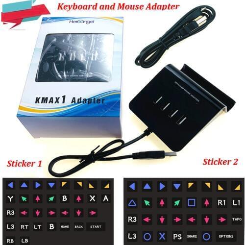 For KMAX1 Keyboard and Mouse Adapter Converter for Xbox One/ONE S/ONE X/PS4/PS4 Slim/PS4 Pro/Nintend Switch/PS3 accessories