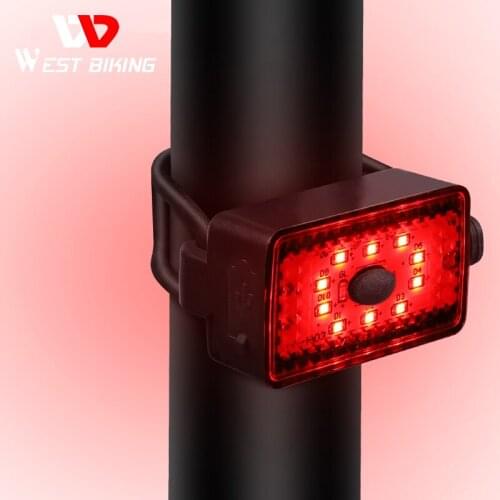 Mini Bicycle Lights Safety Warning Cycling Rear Flashlight Bike Taillight Waterproof Led USB Chargeable Mountain Bike Tail-lamp