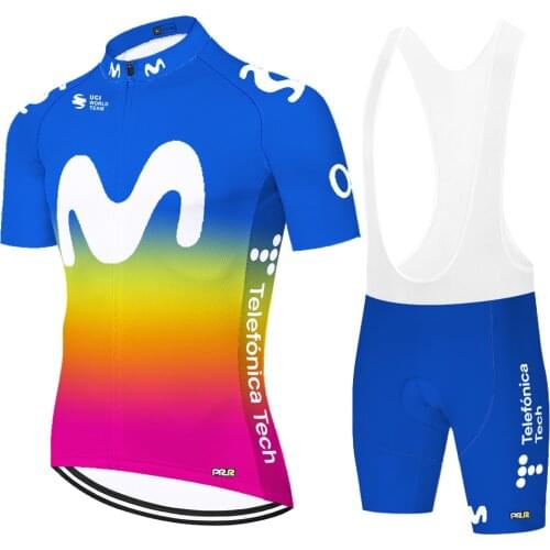 Movistar 자전거 져지 Attrezzature Ciclismo Completo Ciclismo Mallot Ciclismo Hombre Verano Cycling Jersey Maillot Ciclismo Hombre