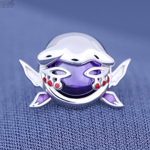 Hot Anime Eardrop Mononoke S925 Silver Earring Jewelry Ear Studs Man Woman Accessories Take Photo Props Cosplay Christmas Gift