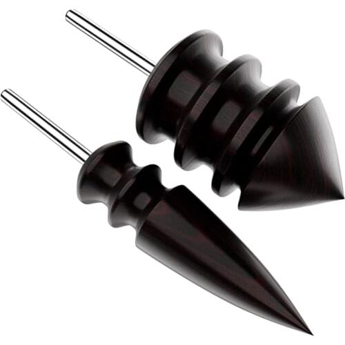 2-PACK Leather Tool Edge Electric Polishing Slicker Sandalwood Leathers Craft DIY Tools Grinding Rod Tip Burnisher Grinding Rod