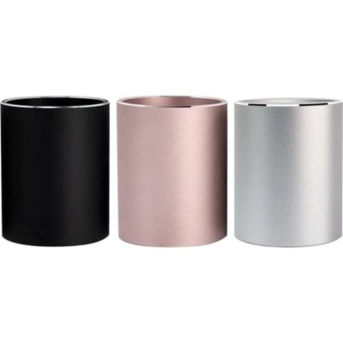 Aluminum Alloy Desk Pen Pencil Storage Organizer Cup Holder Container Stationery