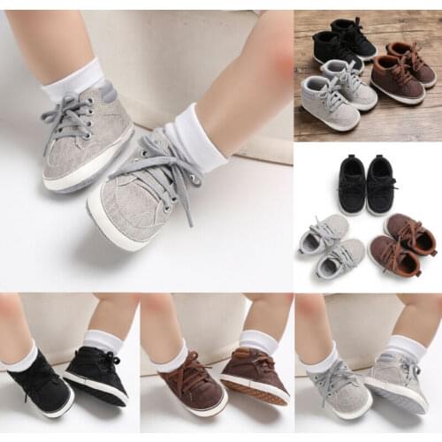 2020 Brand New Infant Baby Girl Shoes Newborn Soft Sole Sneaker Cotton Crib Shoes Sport Casual Warm First Walkers For 0-18month