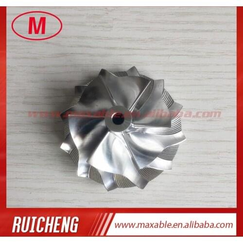 RHF5 44.95/59.00mm 6+6 blades high performance turbo turbocharger aluminum 2024/Billet/milling compressor wheel