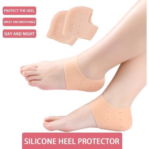 Heel Protector Silicone pads Heel Spur for shoe inserts Pads heel cushions gel heel pad silicone Heel Pain Reduce