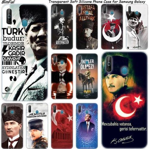 Fenerbahce Mustafa Kemal Ataturk Silicone Case For Samsung Galaxy A80 A70 A60 A50 A40 A40S A30 A20 A2CORE M40 Note 10 Plus 9 8 5