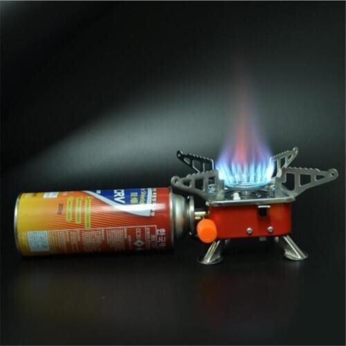 Outdoor Camping Picnic Gas Stove Mini Foldable Gas Cooking Tool Furnace
