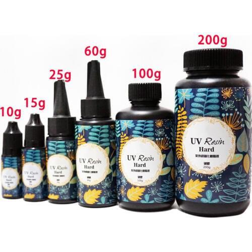 UV Ultraviolet Resin Gel Curing Quick-drying Non-toxic Transparent Sunlight Activated Hard XIN-Shipping