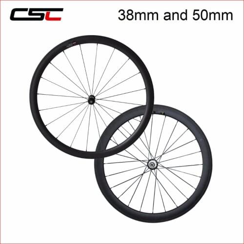 Bicycle Wheels 700C Front 24/38/50/60mm Rear 38/50/60/88mm Tubular And Clincher Width 25mm Hot Wheels With R36 Hub