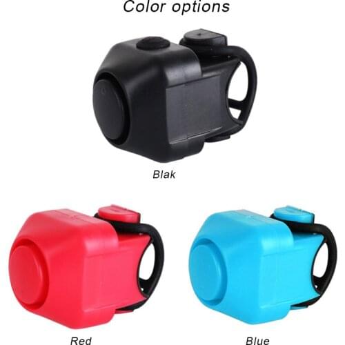 Bicycle Electronic Loud Horn 130 db Warning Safety Electric Bell Police Siren Handlebar Alarm Ring Bell Cycling Accessories