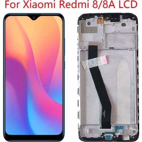 For 6.2" Xiaomi Redmi 8 LCD screen 8A LCD screen display touch panel digitizer, Xiaomi Redmi 8 LCDscreen with frame replacement