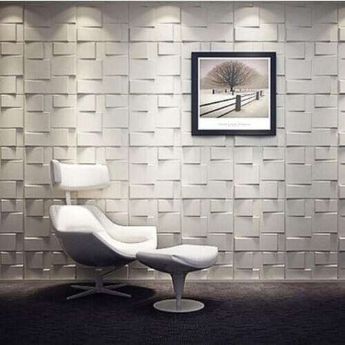 10pcs 3D wallboard Polymer wallboard PVC 3D wallboard Bedroom living room front desk