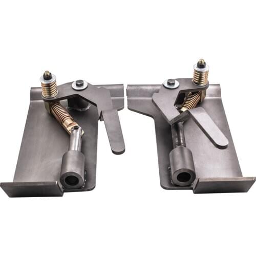 1 pair Skid Steer Quick Tach Conversion Adapter Latch Box Weld On QTK