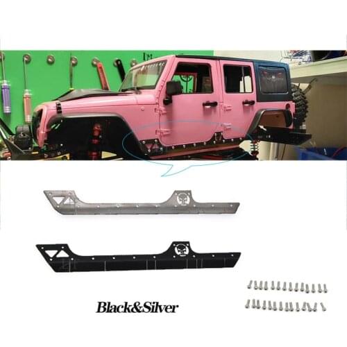 2pcs RC Car Side Skirt Surround for 1/10 RC Crawler Axial SCX10 90046 90047 Simulation RC Climbing Car 313 Wheelbase RC PartsL40