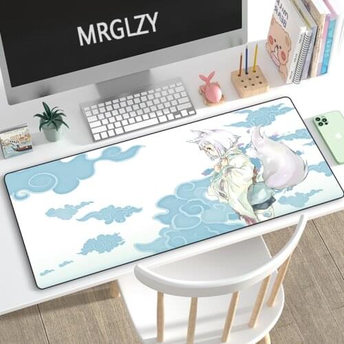 Anime Tokyo Ravens Kon Large Pink Cute Mouse Pad 40*90CM XXL Gaming Accessories Carpet PC Mouse Pad Gamer Desk Mat for CS GO LOL