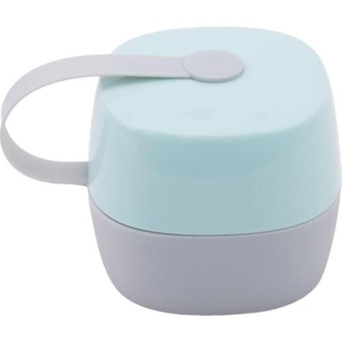 Cute Newborn Baby Pacifier Holder Portable Baby Infant Kids Pacifier Nipple Cradle Case Holder Travel Storage Box 3 Colors