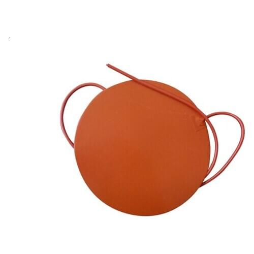 DIA 300mm 110V 350W Silicone Heater Pad,3M and 100k thermistor