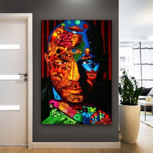 Joe Rogan Reaching Out from the Kali Yuga Poster Home Decoration Wall Pictures for Living Room Canvas Painting Waterproof