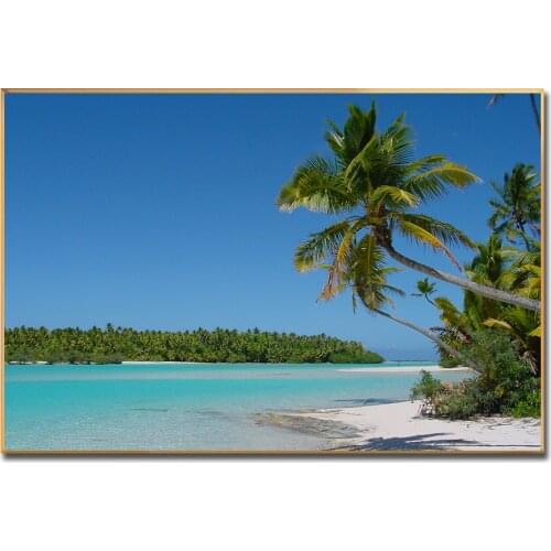 Canvas Painting Sea Waves Wall Art Leaf Ocean Seascape Nordic Posters and Prints Decorative Picture Home Decoration Cuadros