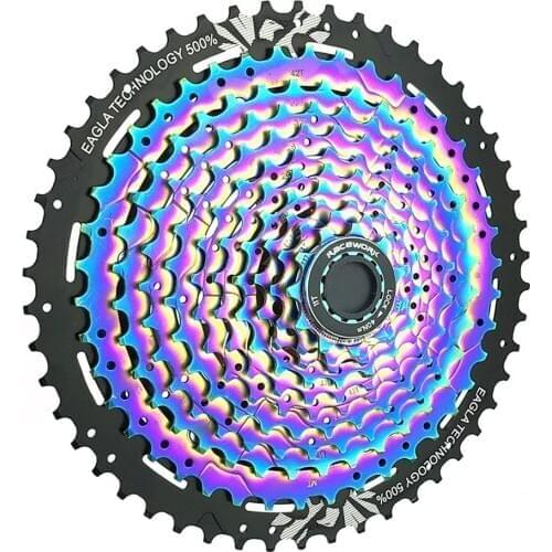 MTB Rainbow Cassette Freewheel 11 Speed 11-50T High-carbon steel Flywheel 11-13-15-18-21-24-28-32-36-42-50T for SRAM Shimano