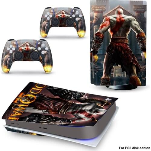 GOD PS5 Standard Disc Edition Skin Sticker Decal Cover for PlayStation 5 Console & Controller PS5 Skin Sticker Vinyl