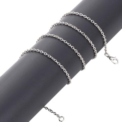 Customizable Classic Jewelry Serpent Cross O Cable Box with Cuban Link Italian Stainless Steel Necklace String