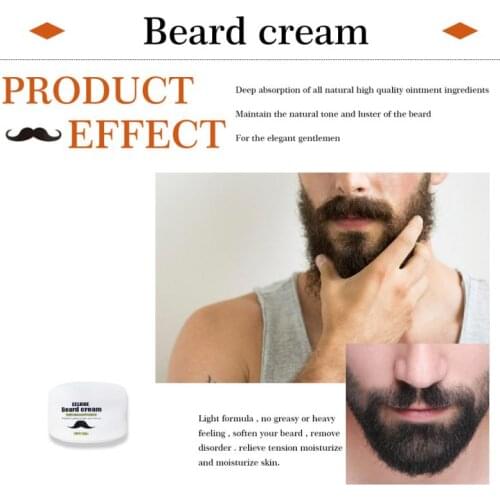 Natural Organic Beard Balm For Men 10/20/30/50g Beard Care Wax Beard Conditioner Styling Moisturizing Grow Stimulator TSLM1