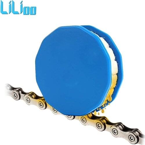 Portable Bicycle Chain Gear Oiler Bike Chain Gear Roller Oiler Lubricator Tool Care Maintenance Dedicated Cycling Cleaner