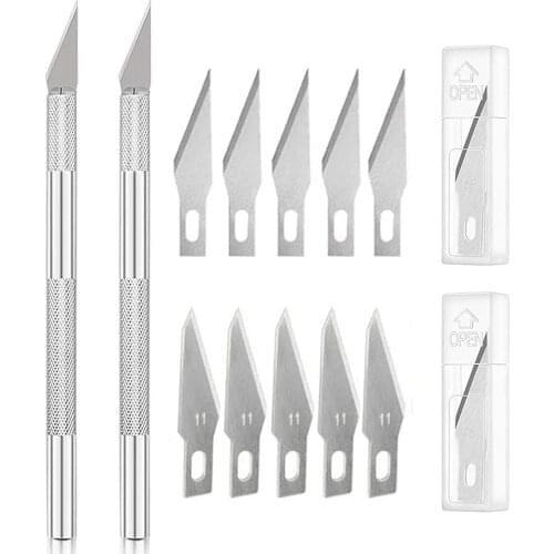 Precision Cutter with 7 blade Set Tools For Modeling Stone Painting Tool Polymer Clay Shape Cutters Ceramic Pottery Tool for