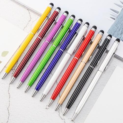 Pring your logo: 500pcs promotional metal pens; advertising stylus metal pens; customized logo metal pens; OEM metal pens hh02