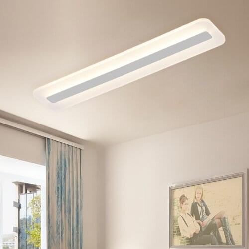 Modern Minimalism High brightness LED ceiling lights rectangular bedroom Livingroom Ceiling lamp lighting lamparas de techo ZM