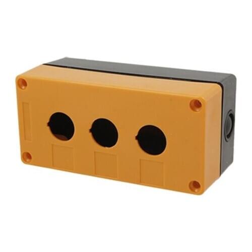 Control Station 3 Switch 22mm Push Button Protector Box