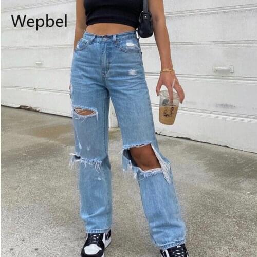 Wepbel Women's Loose Jeans