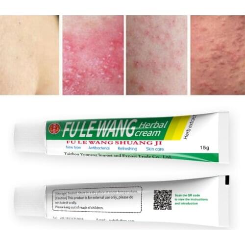 1pcs FULEWANG Skin Psoriasis Cream Dermatitis Eczematoid Eczema Ointment Treatment Psoriasis Cream