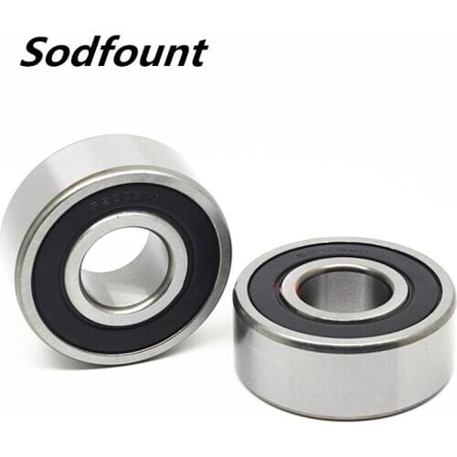 1pcs CNC Double row ball angular contact ball bearings 3304 5304-2RS 3056304 size 20*52*22.2mm