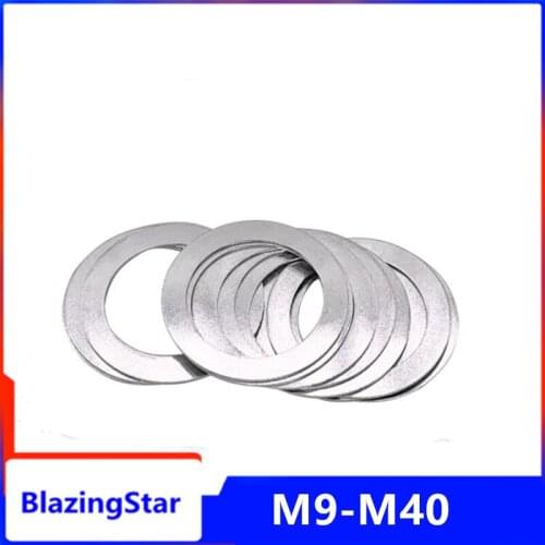 10pcs M9 to M40 DIN988 304 Stainless Steel Ultra Thin Flat Washer Adjusting Ultrathin Shim Plain Gasket Thick 0.1 0.2 0.3 0.5mm