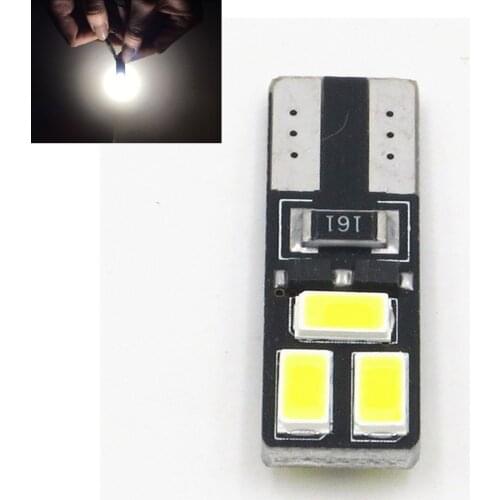 10x T10 W5W led canbus T10 194 168 5630 t10 6SMD Canbus NO ERROR 12V Car Auto Bulbs Indicator Light Parking Lamp White