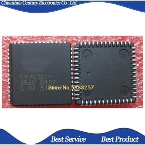 5 Pcs/Lot CY7C131-25JC PLCC52 New and Original In Stock