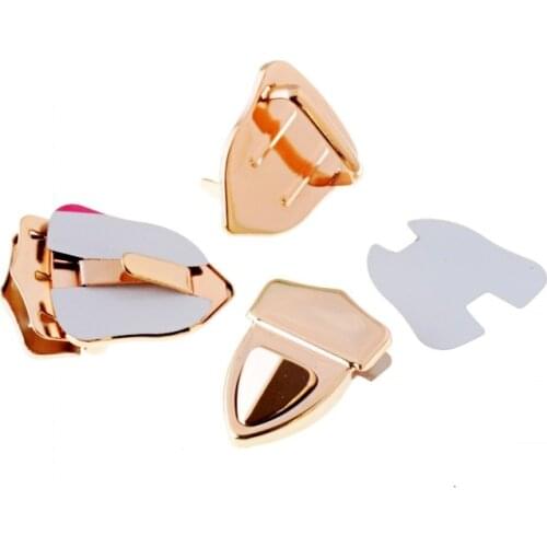 Free Shipping-5 Sets Rose Gold Color Purse Snap Clasps/ Closure for Purse Handbag/ Bag 4.4x3cm J3758