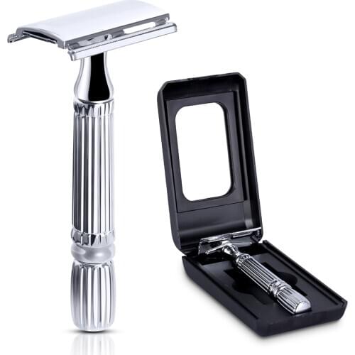 Safety Double Edge Razor For Men Shaving Knife Barber Straight Razor Mens Shaving Razor Blades Shaving Machine