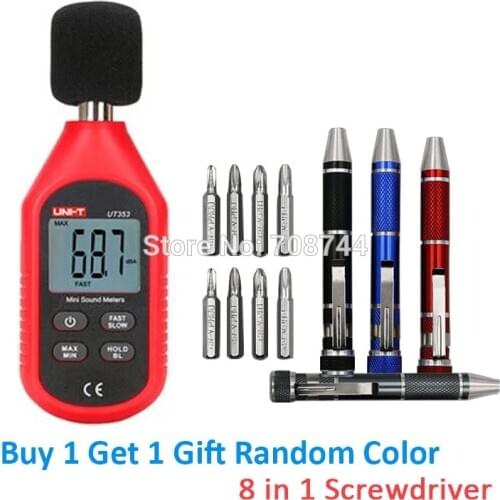 UNI-T UT353 Mini Digital Sound Level Meters 30-130dB Instrumentation Noise Decibel Monitoring Testers Metro Diagnostic-tools